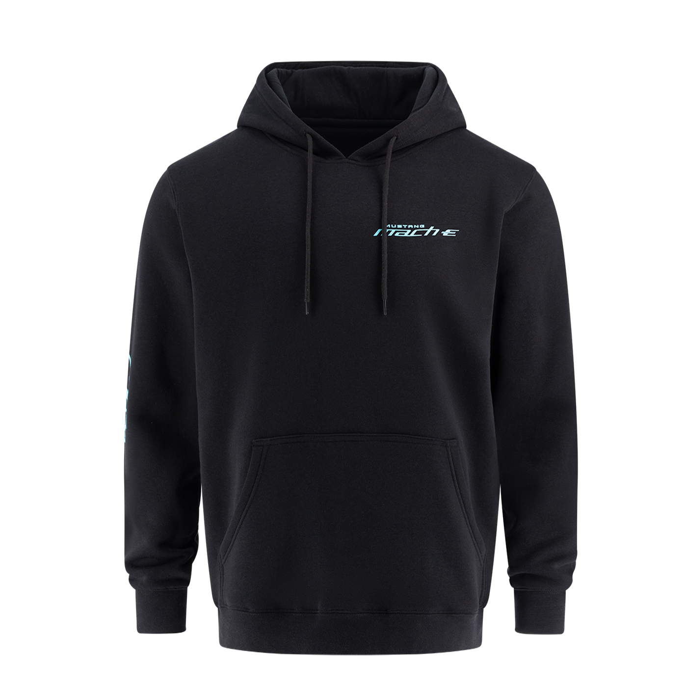 Mustang Mach-E Logo Men's Hooded Pullover Sweatshirt