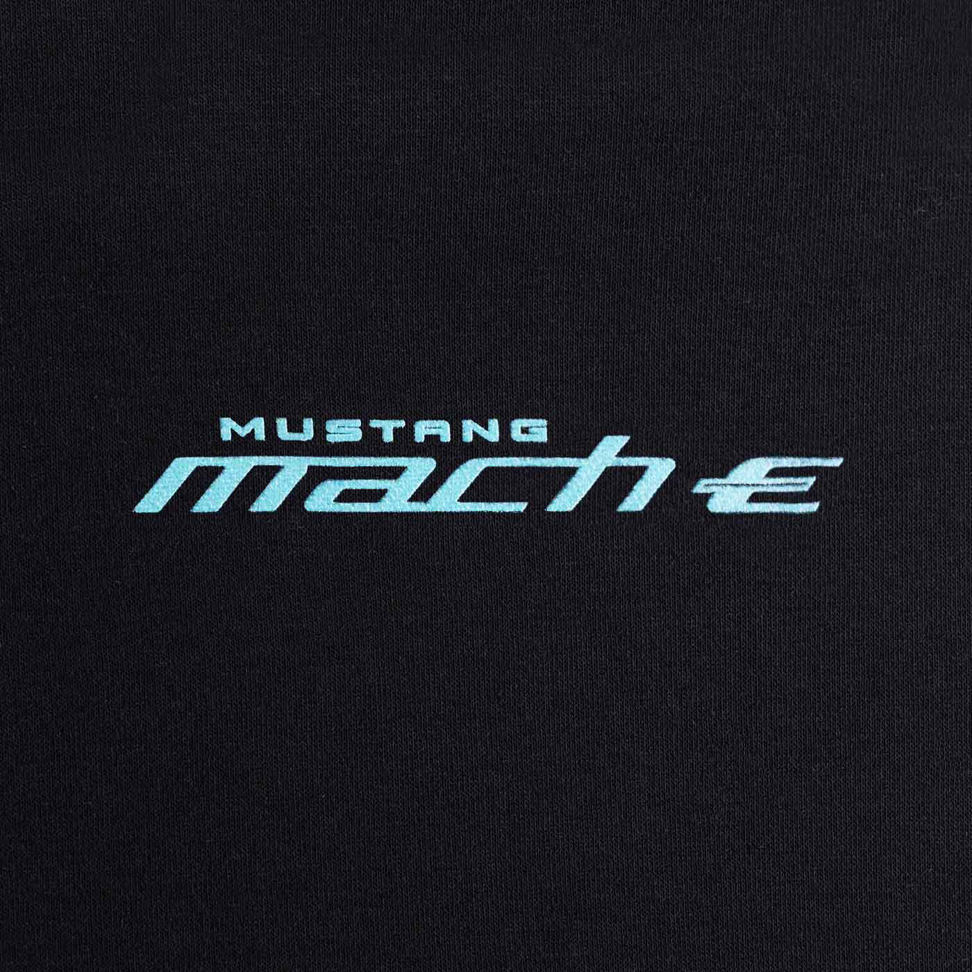 Mustang Mach-E Logo Men's Hooded Pullover Sweatshirt