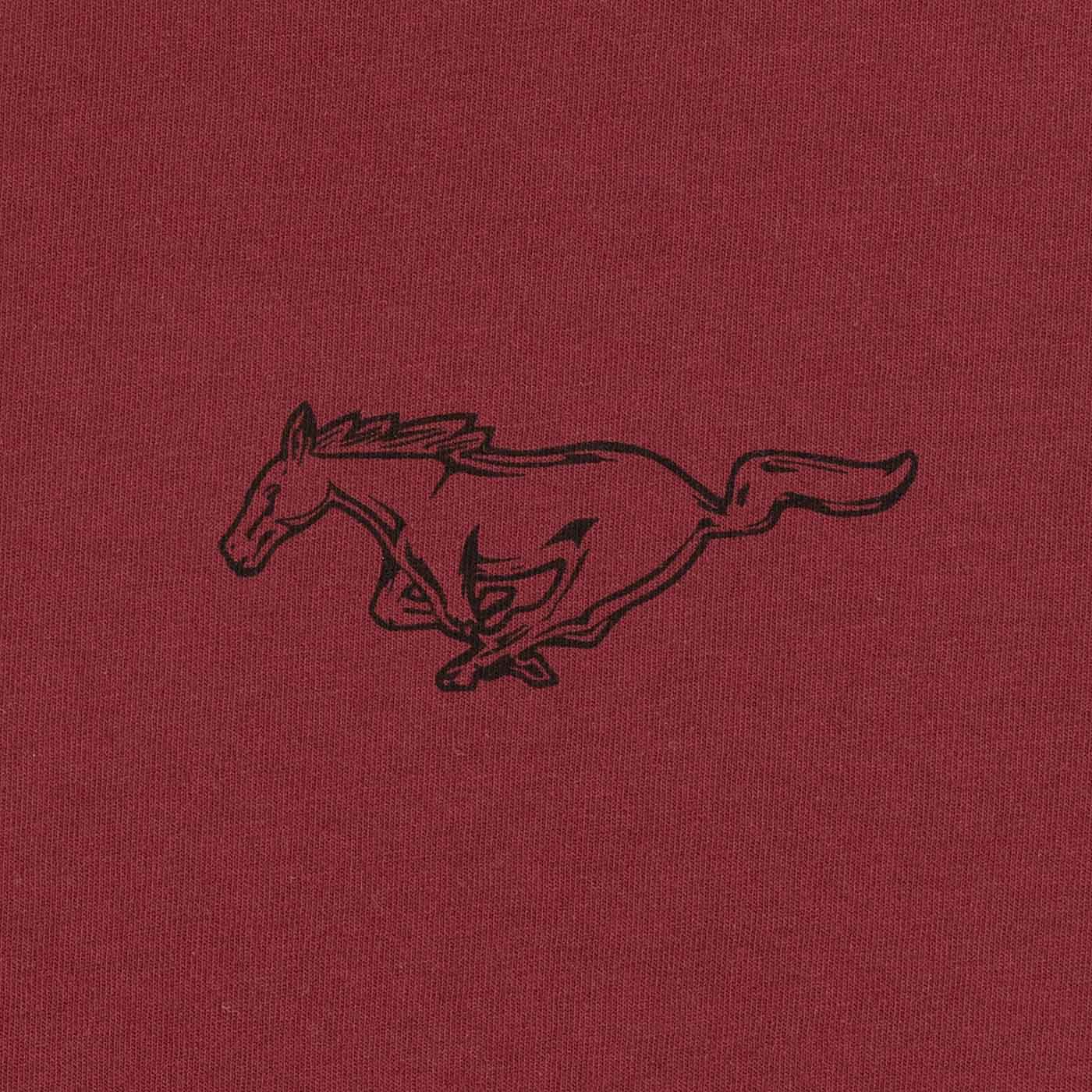 Mustang Men's Car on Road Graphic T-Shirt