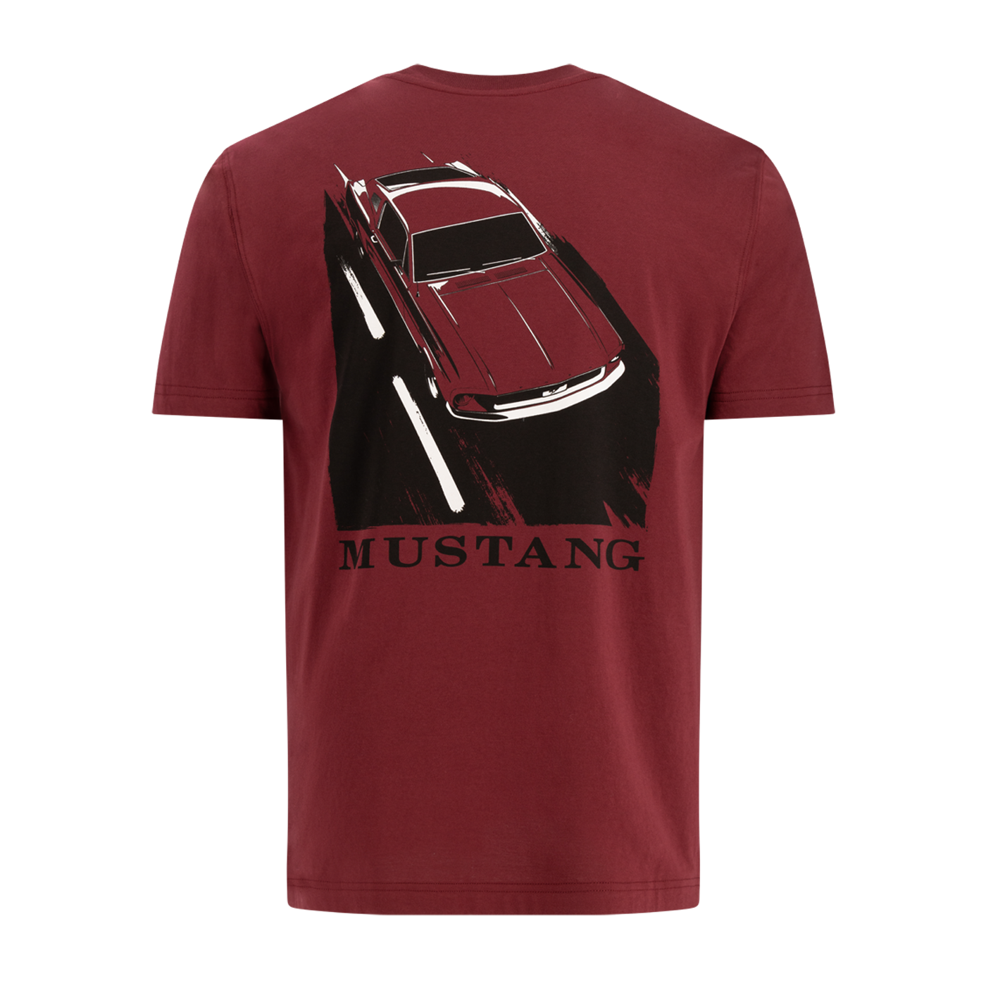 Mustang Men's Car on Road Graphic T-Shirt
