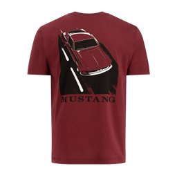 Mustang Men's Car on Road Graphic T-Shirt