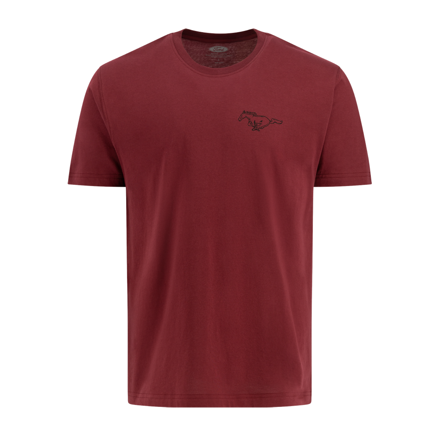 Mustang Men's Car on Road Graphic T-Shirt