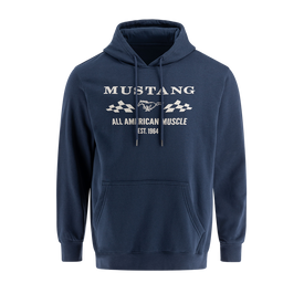 Mustang American Muscle Men's Hooded Pullover Sweatshirt
