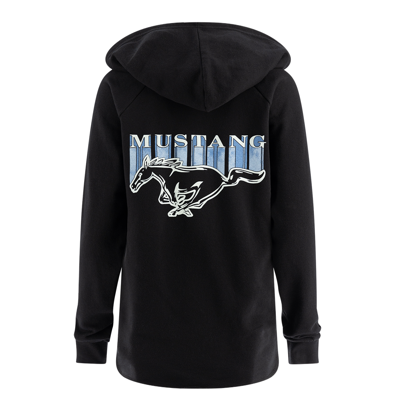 Mustang Pony Logo Women's Hooded Pullover Sweatshirt