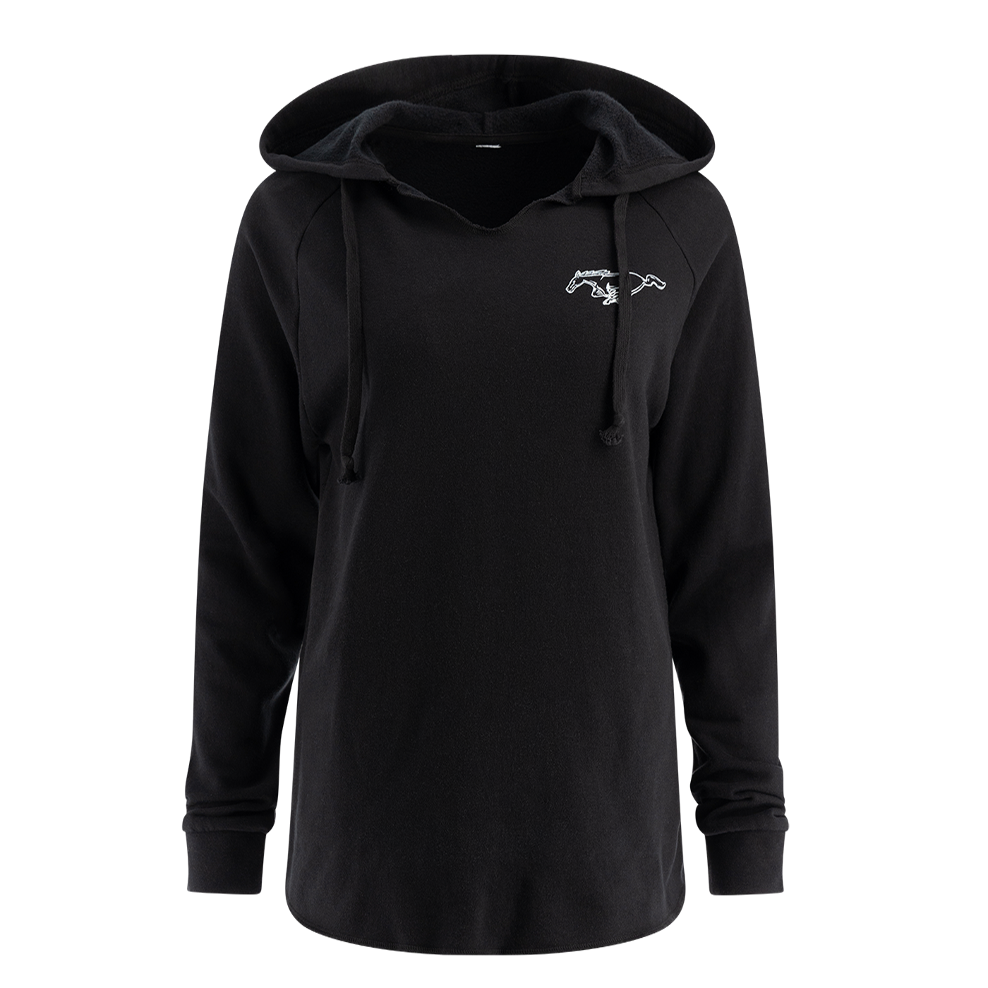 Mustang Pony Logo Women's Hooded Pullover Sweatshirt