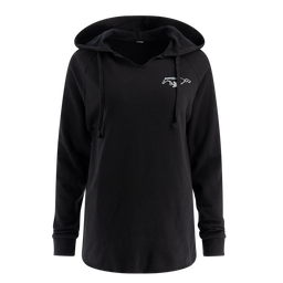 Mustang Pony Logo Women's Hooded Pullover Sweatshirt