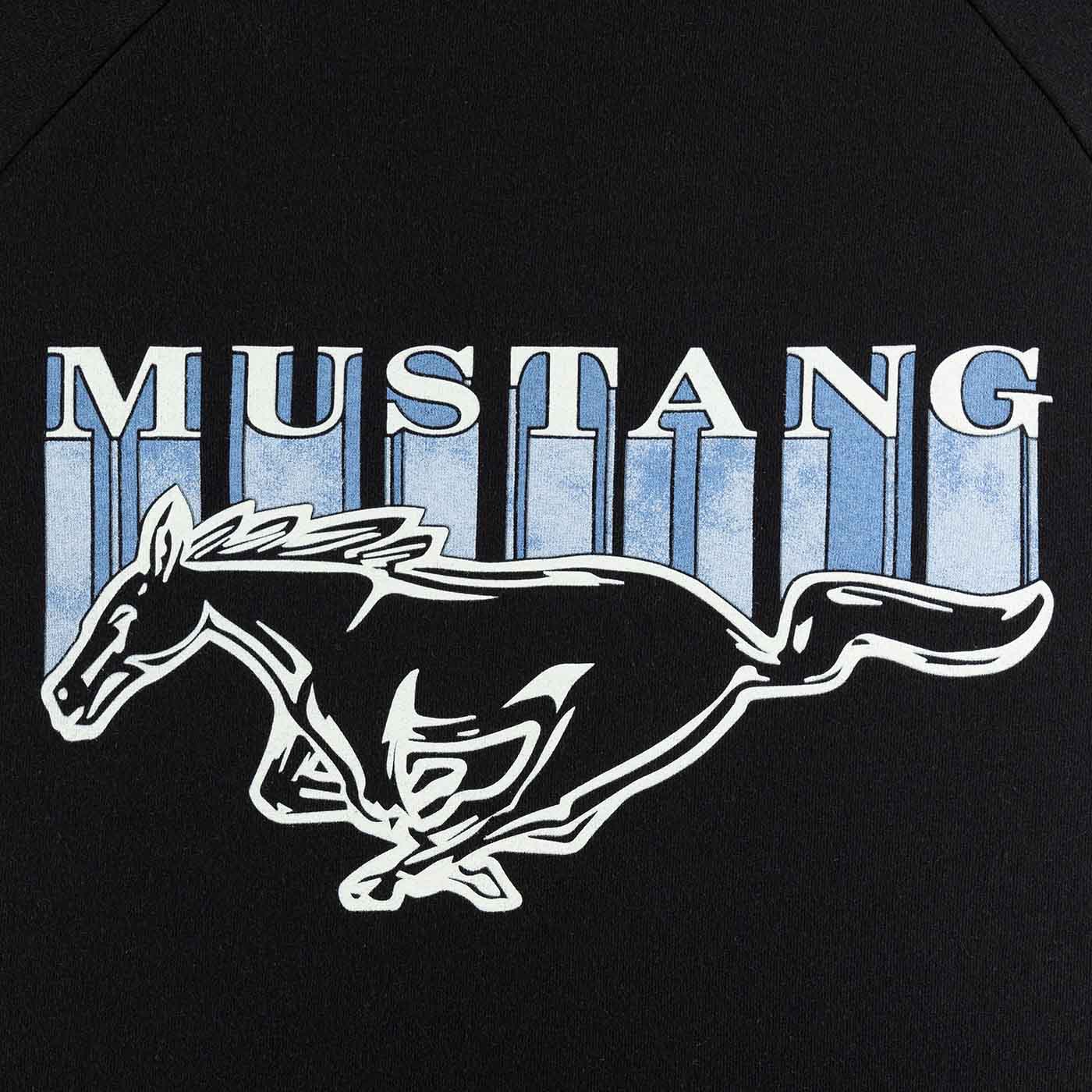 Mustang Pony Logo Women's Hooded Pullover Sweatshirt