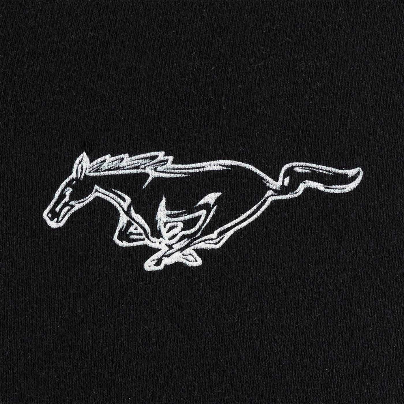 Mustang Pony Logo Women's Hooded Pullover Sweatshirt