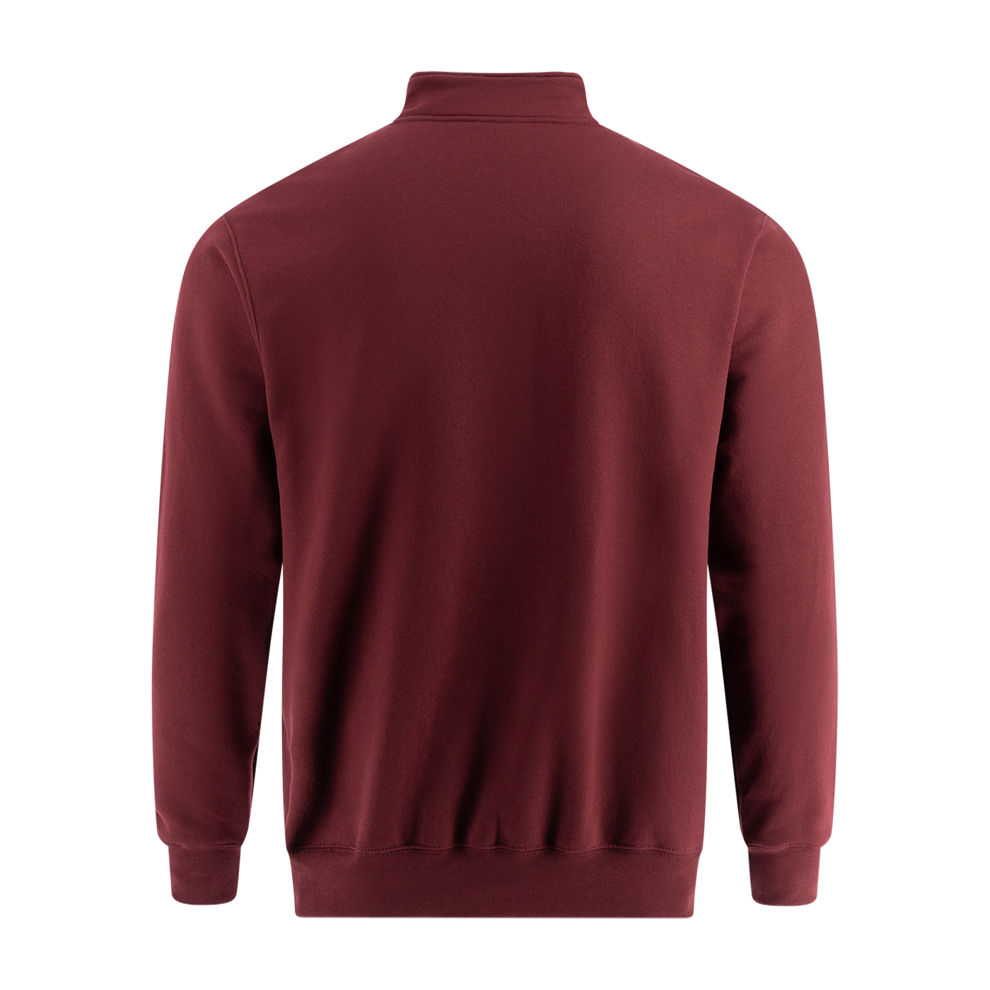 Bronco Stacked Logo Men's 1/4-Zip Pullover Sweatshirt