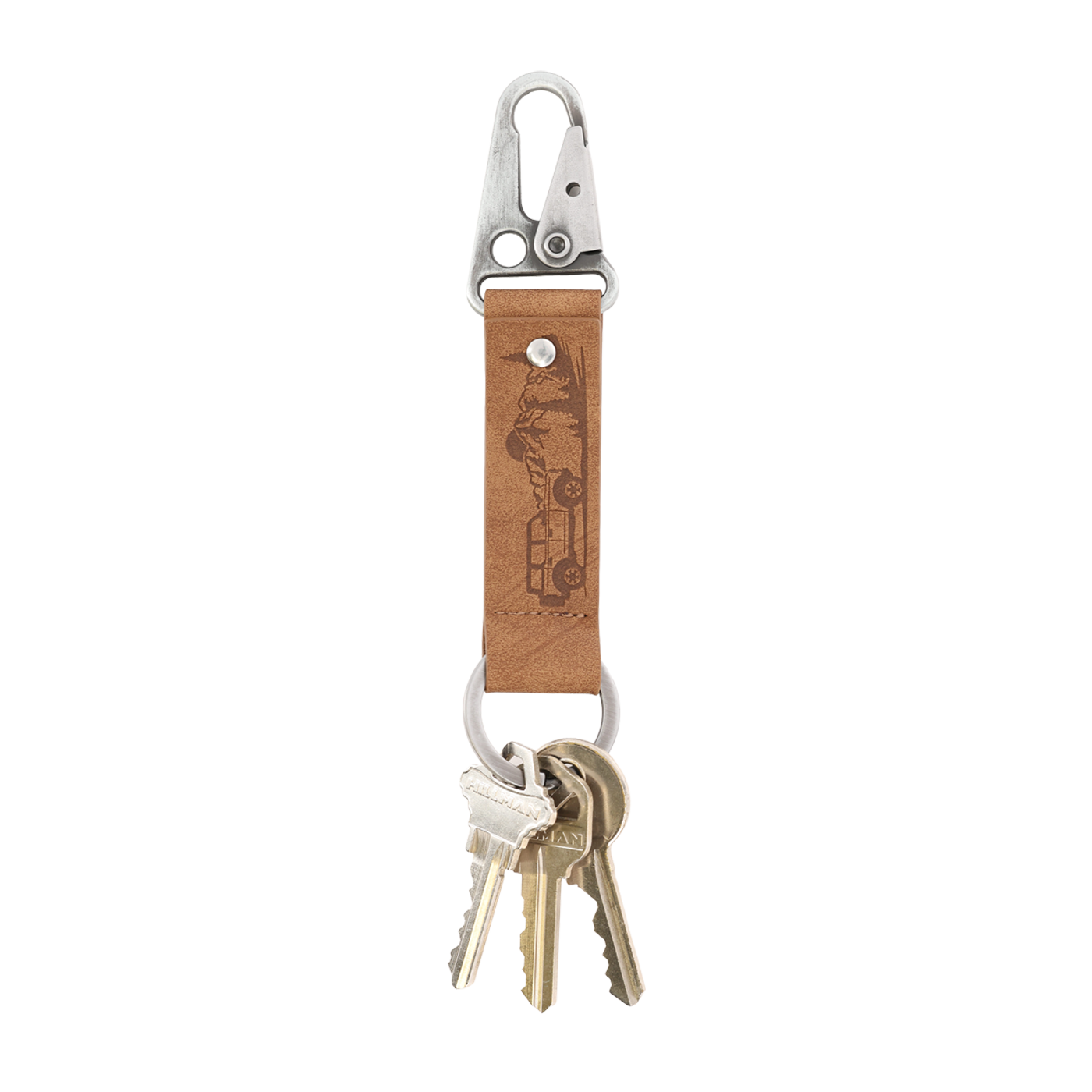 Bronco Carabiner Keychain