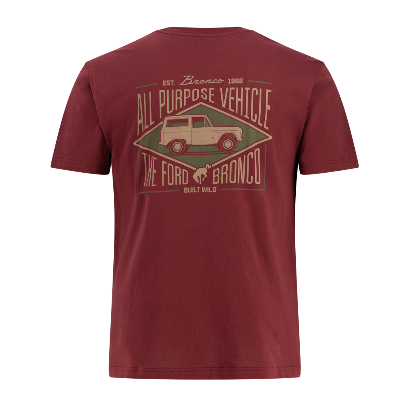 Bronco Men's All Purpose Vehicle T-Shirt