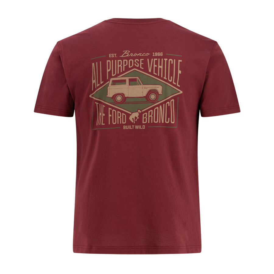 Bronco Men's All Purpose Vehicle T-Shirt