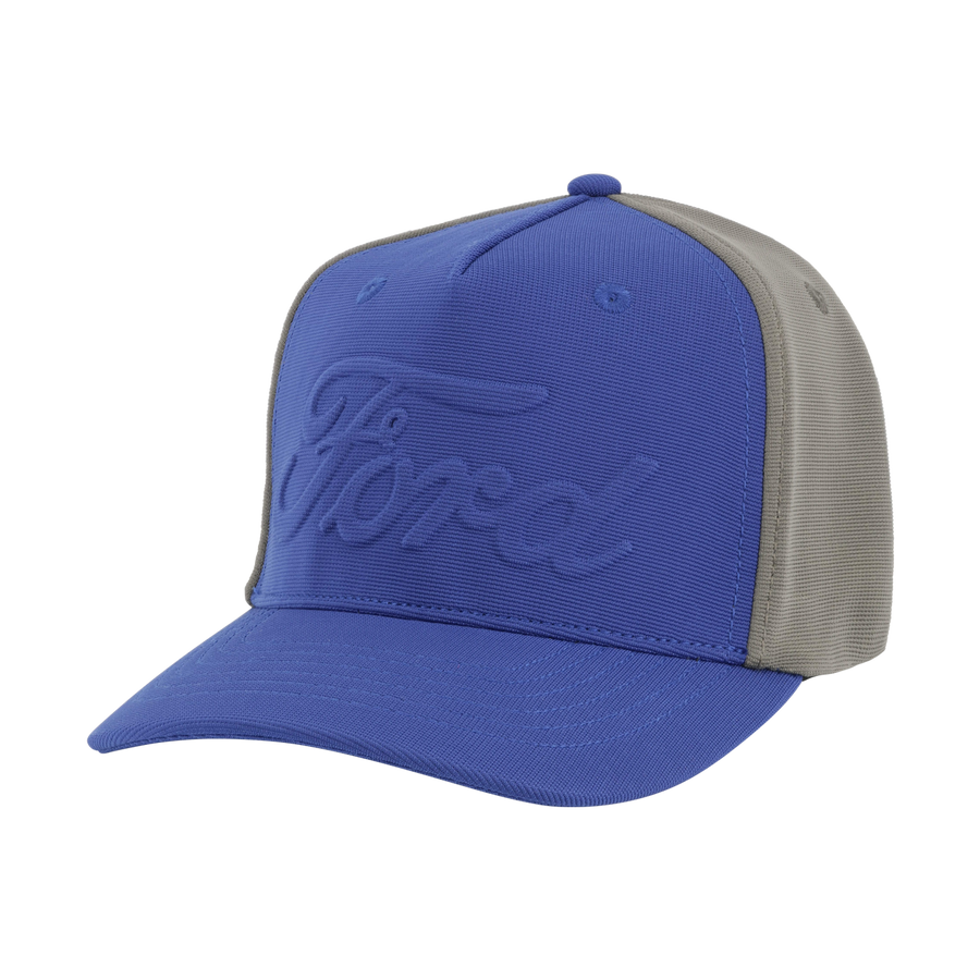 Ford Logo Embossed Script Snapback Hat