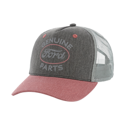 Ford Logo Genuine Parts Embroidered Trucker Hat