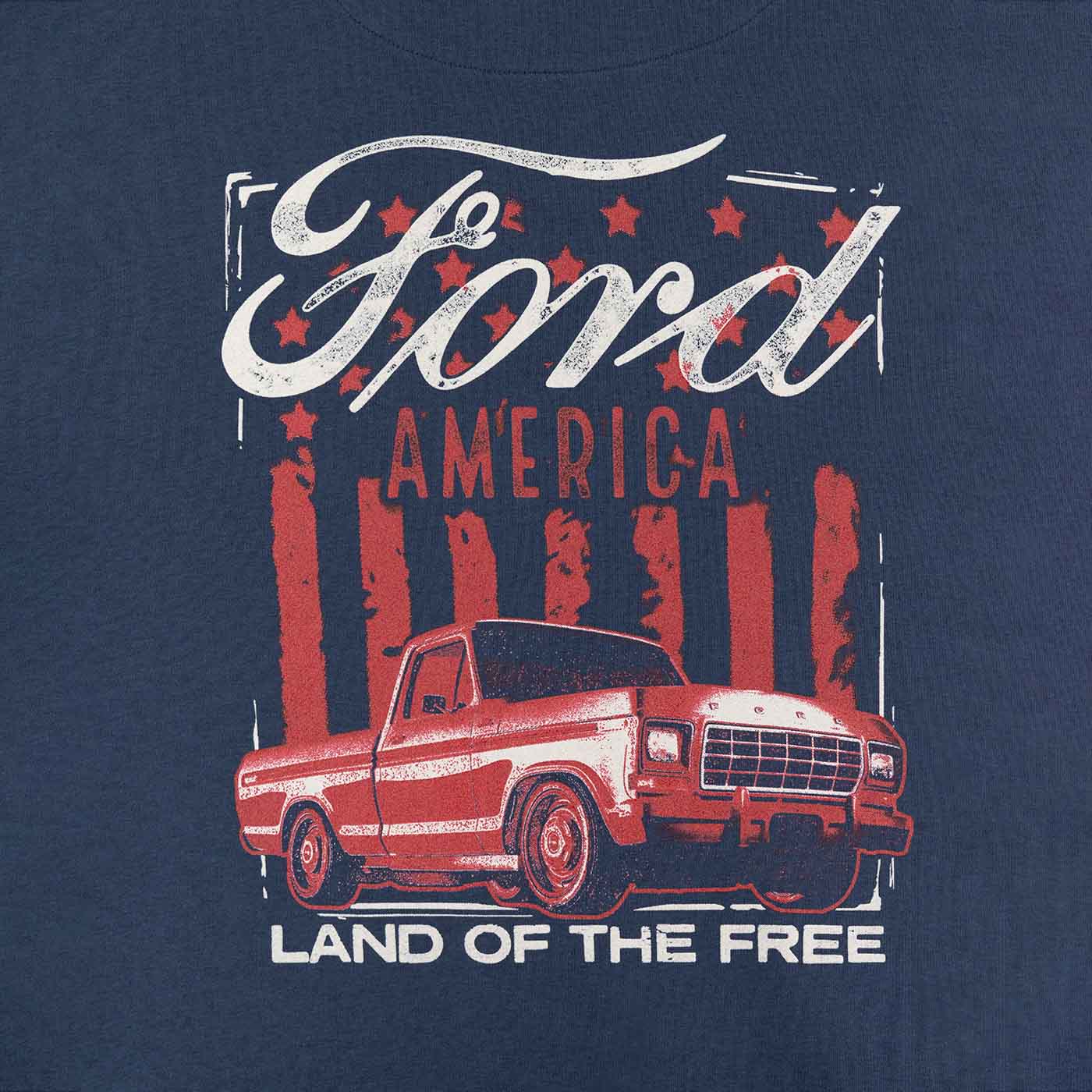 Trucks Land Of The Free Hooded Pullover Sweatshirt