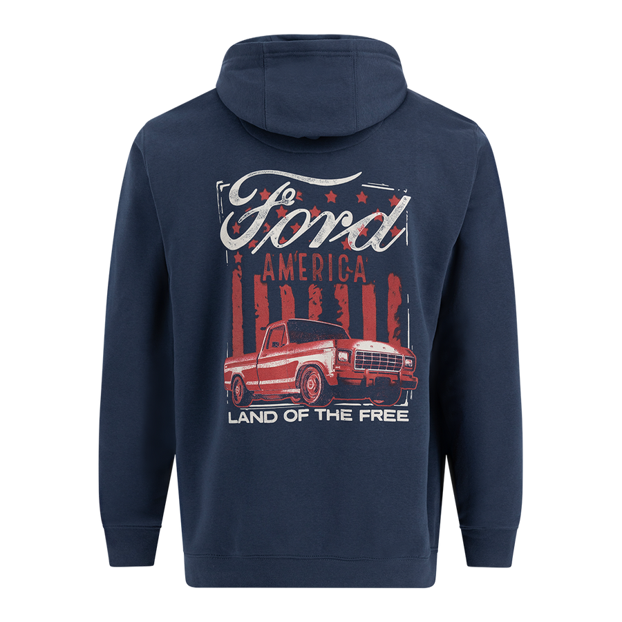 Trucks Land Of The Free Hooded Pullover Sweatshirt