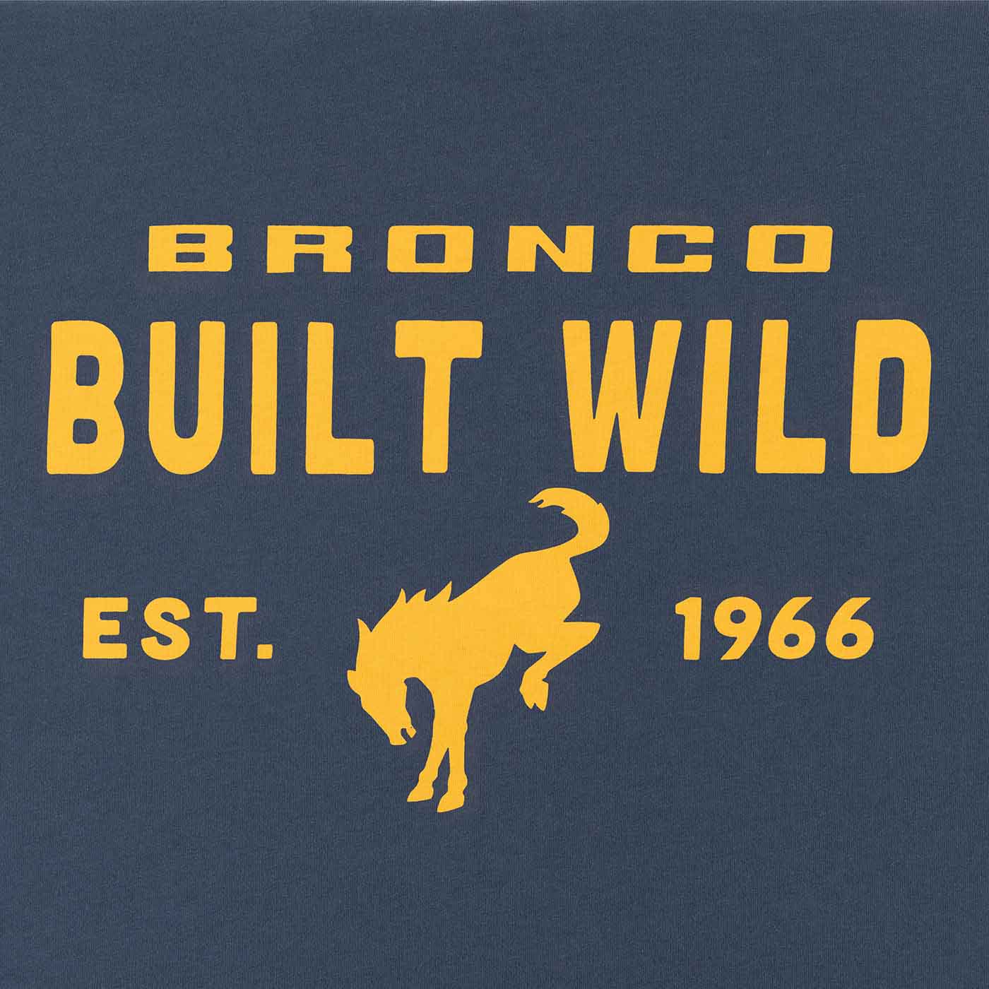Bronco Built Wild Est. 1966 T-Shirt