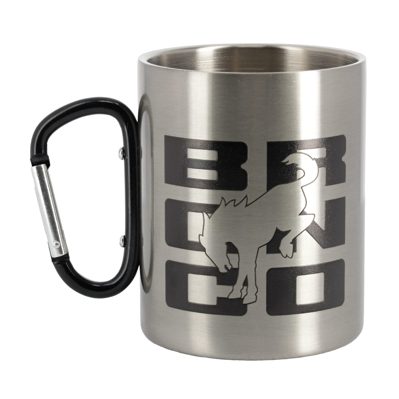 Bronco Stainless Carabiner Mug