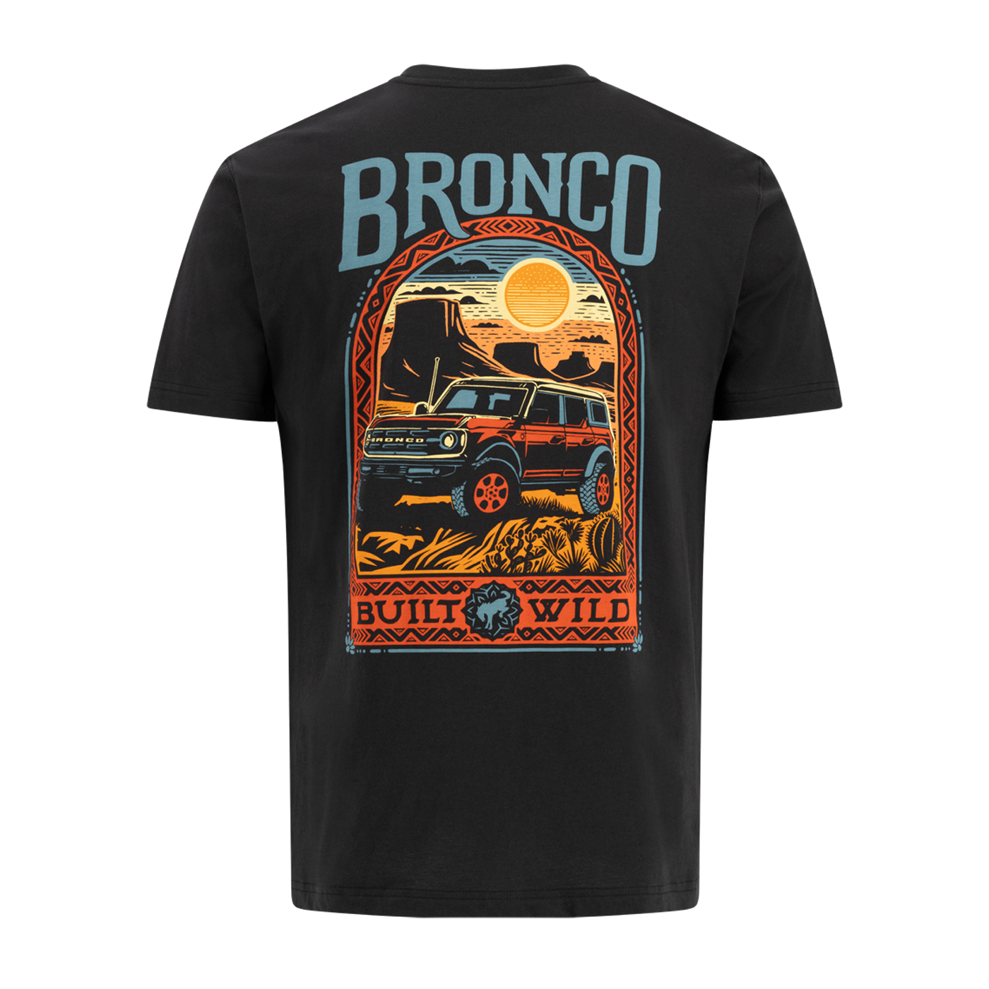 Bronco Men's Built Wild Desert T-Shirt