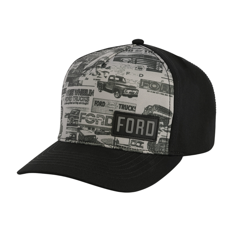 Trucks Vintage Ad Printed Hat