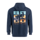 Bronco Desert Sunset Hooded Pullover Sweatshirt