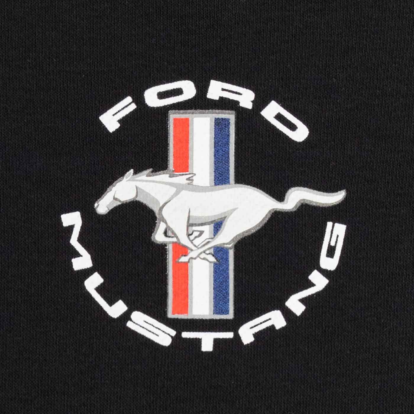 Mustang Tri-Bar Hooded Pullover Sweatshirt