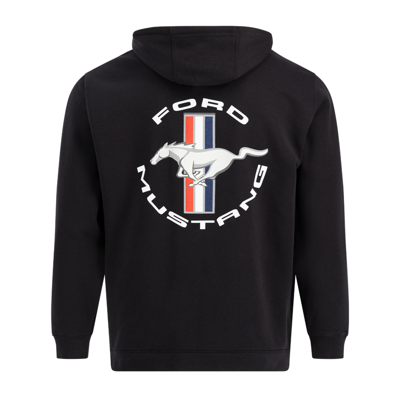 Mustang Tri-Bar Hooded Pullover Sweatshirt