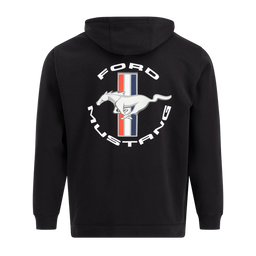 Mustang Tri-Bar Hooded Pullover Sweatshirt
