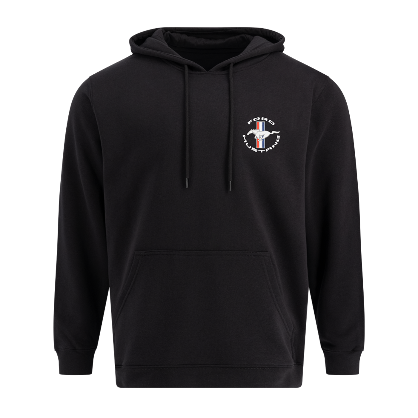 Mustang Tri-Bar Hooded Pullover Sweatshirt