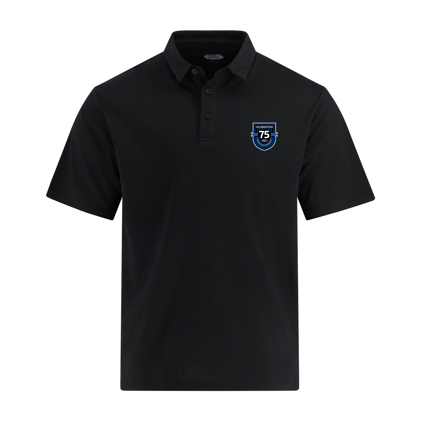 Ford Police 75th Anniversary Men's Performance Polo