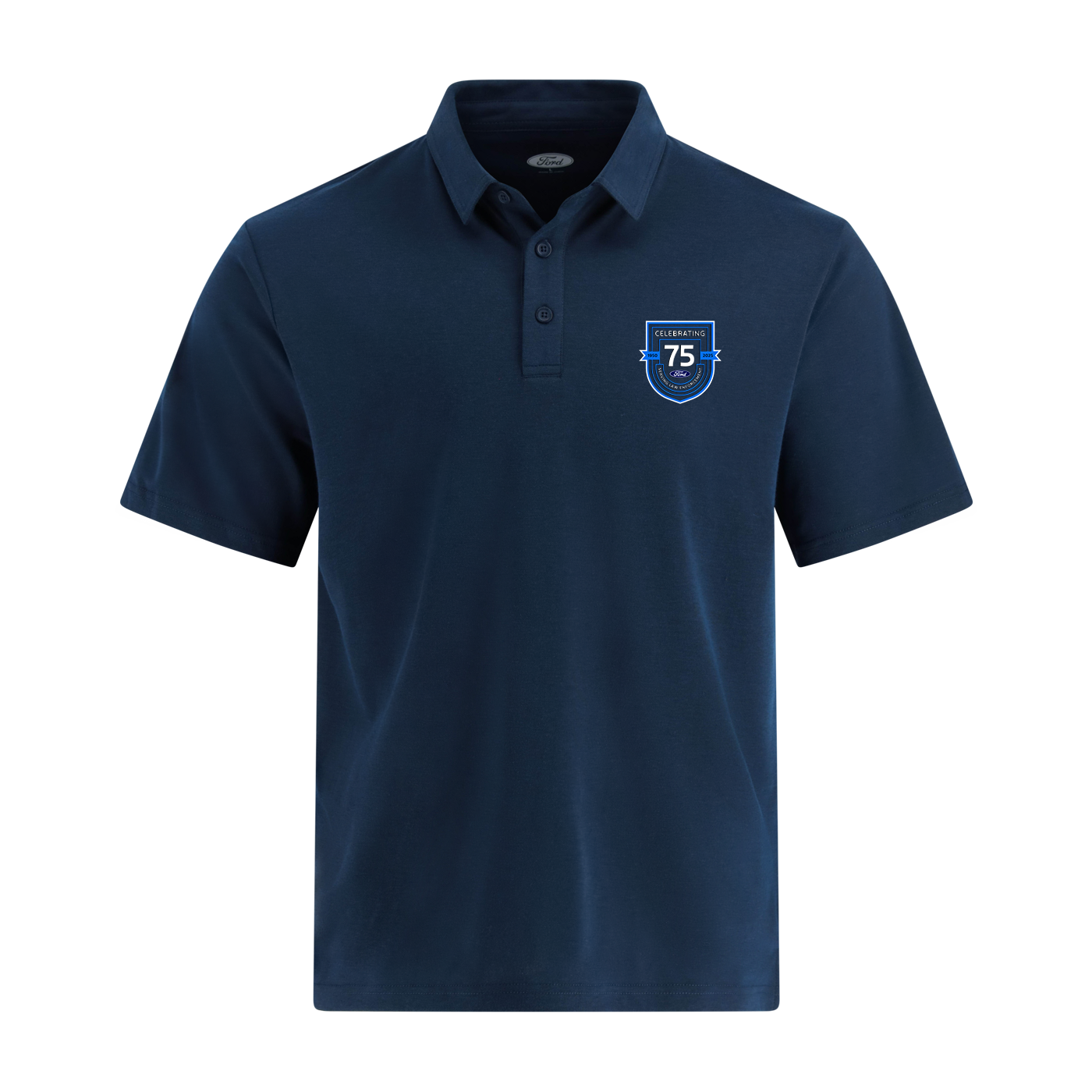 Ford Police 75th Anniversary Men's Performance Polo