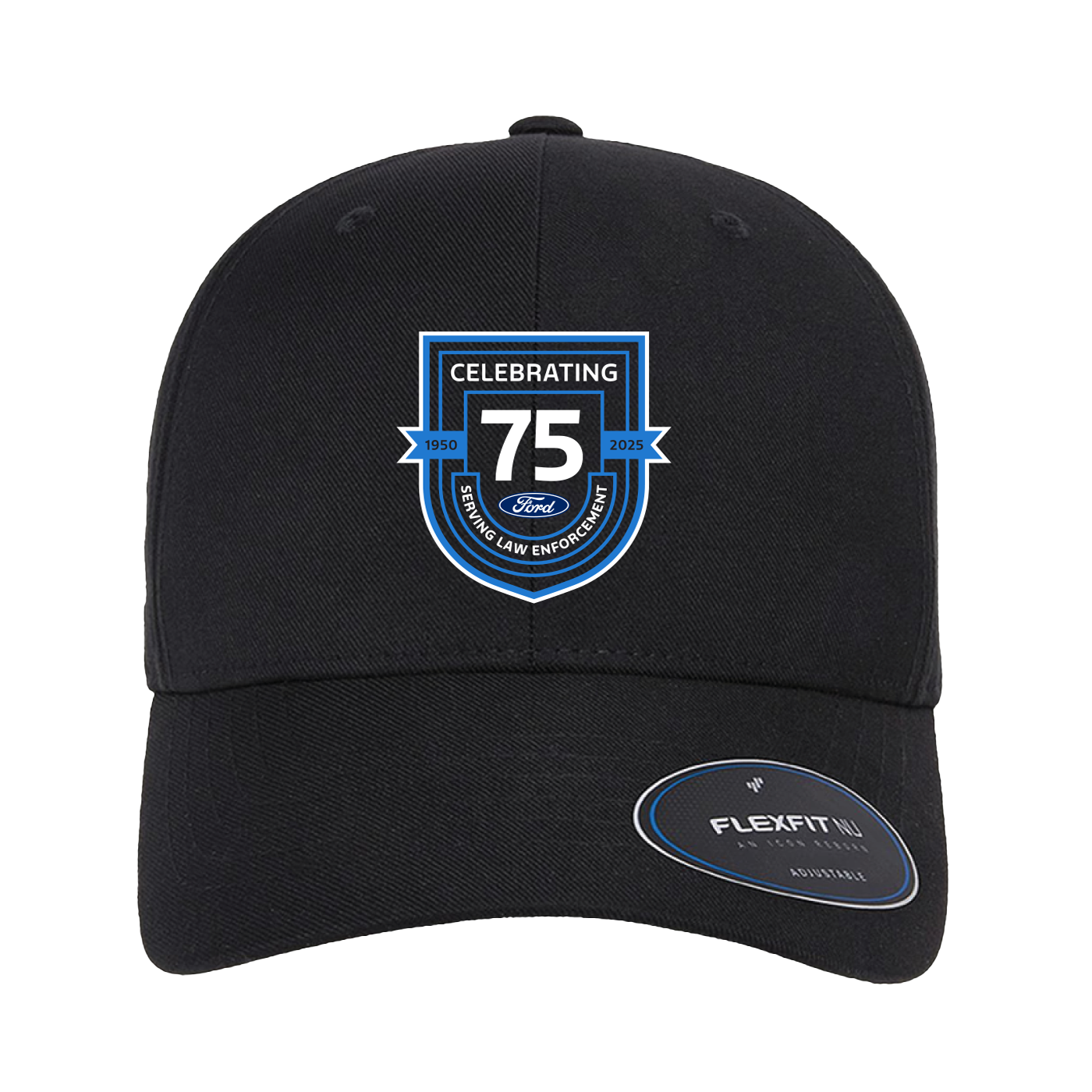 Ford Police 75th Anniversary Adult Flexfit Snapback Hat