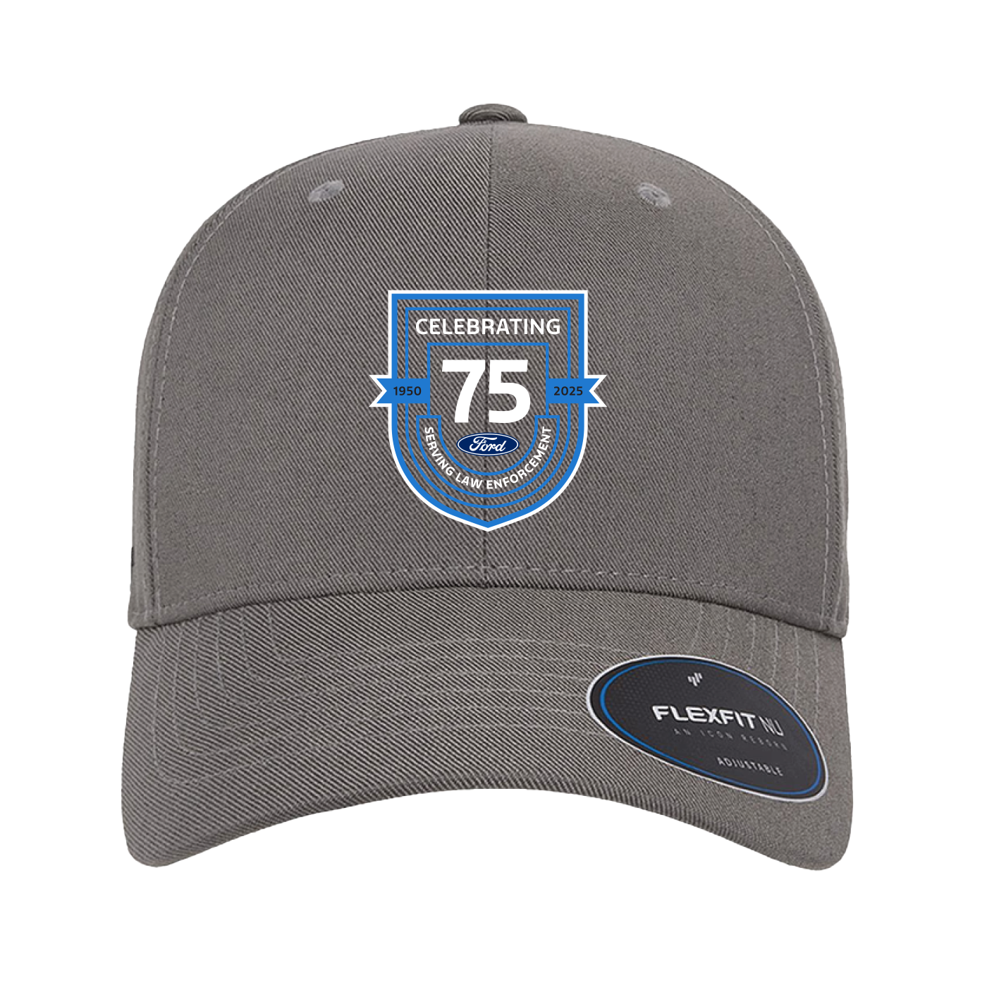 Ford Police 75th Anniversary Adult Flexfit Snapback Hat