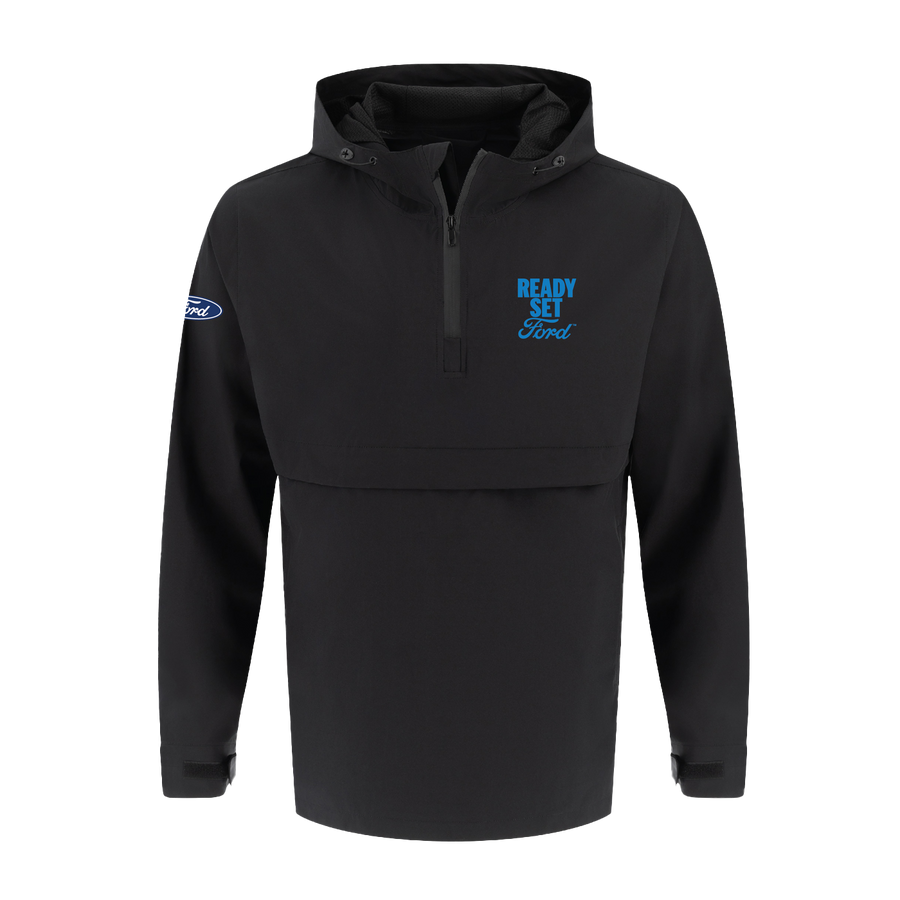 Ready Set Ford Men's Packable Windbreaker