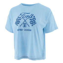 Ford Women's Ford V8 Relaxed Crop T-Shirt